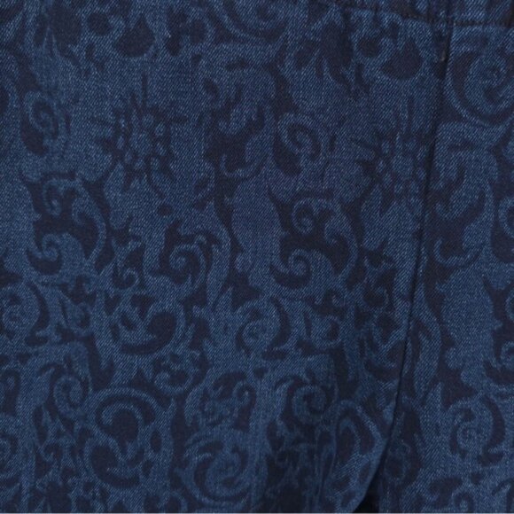 Soft Surroundings Jean Leggings Jegging‎ Floral Capsule Casual Minimal MEDIUM - Picture 7 of 8